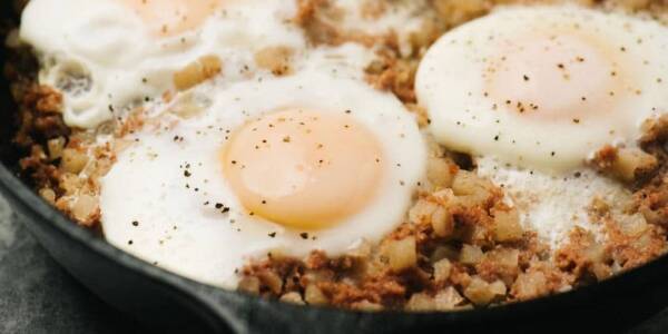 Corned Beef Hash & Two Eggs