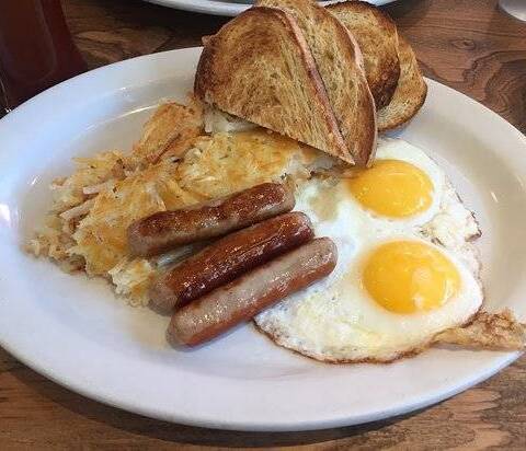 Two Eggs with Sausage