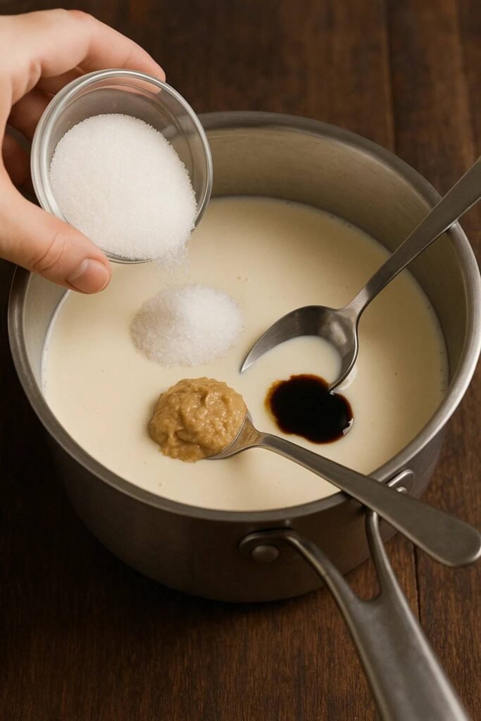 I Pour in Some Heavy Cream and Whole Milk