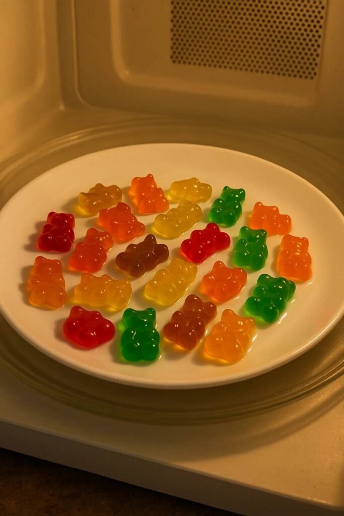 Using a Microwave to Soften the Gummies